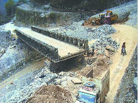 Hrdia two meter elevated bridge